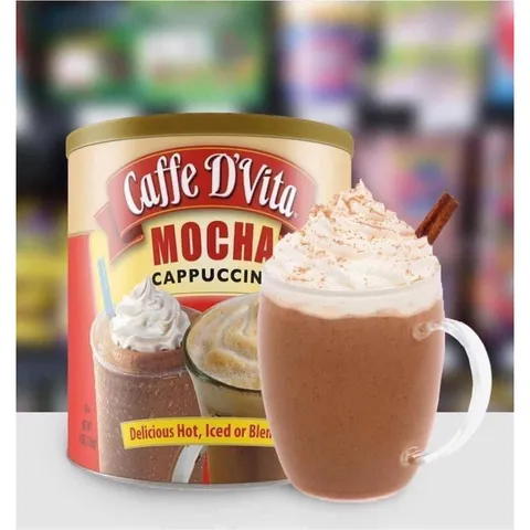 Của Mỹ Cà phê sữa hòa tan Mocha Cappuccino của Caffe D'Vita Mỹ hộp 1.8kg