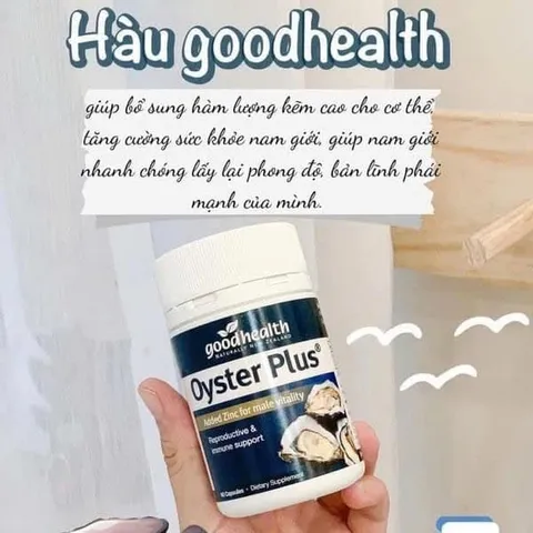 CHÍNH HÃNG Viên uống tinh chất hàu Oyster Plus 60 viên