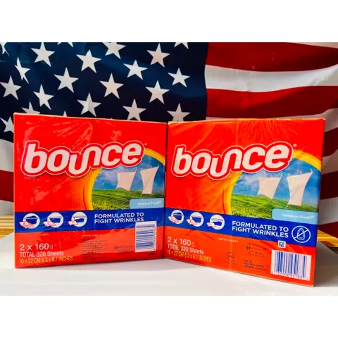 Giấy Thơm Quần Áo Bounce hộp 160 tờ từ mỹ - mùi thơm quần áo từ mỹ
