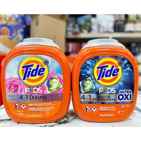 HÀNG MỸ Viên giặt xả Tide Pods 4in1 Downy (104 viên)