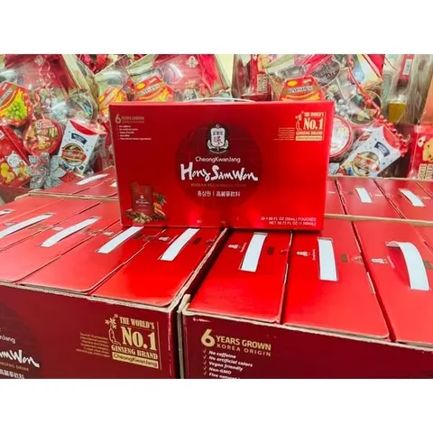 Hồng sâm nước Hàn Quốc Hong Sam Won 30 gói- Mua tại Mỹ