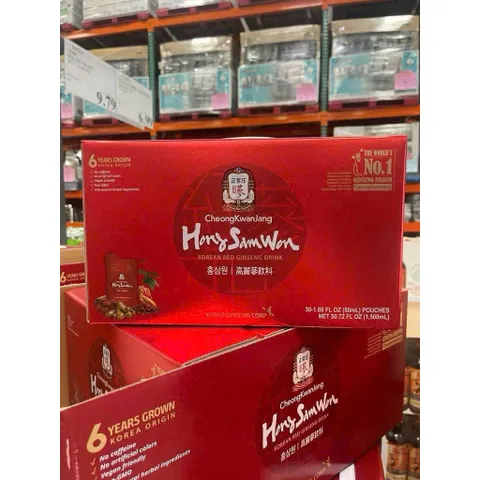 Hồng sâm nước Hàn Quốc Hong Sam Won 30 gói- Mua tại Mỹ