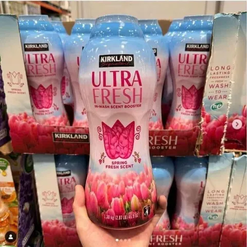 CHUẨN MỸ Viên Xả Thơm Quần Áo Kirkland Signature Ultra Fresh Spring Scent Chai 1.30Kg