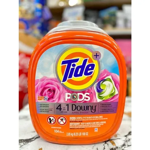 HÀNG  MỸ Viên giặt xả Tide Pods 4in1 Downy (104 viên) TIDE