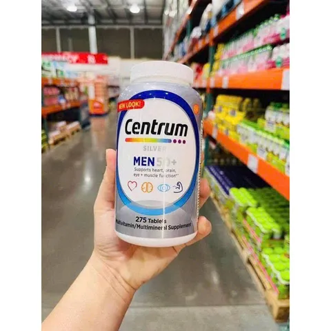 Bổ tổng hợp Centrum Silver Ultra Men's 50+ chai 275 viên từ Mỹ. Vitamin cho đàn ông trên 50 tuổi 832187