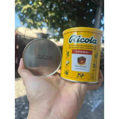 KẸO RICOLA ĐỨC  1 hộp 250g chính hãng date 2026