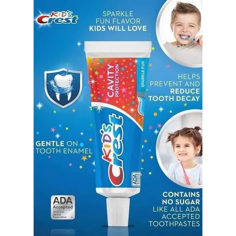 lốc 5 Tuýp Kem đánh răng cho bé Kid’s Crest Cavity Protection 2026