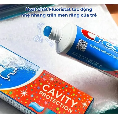 lốc 5 Tuýp Kem đánh răng cho bé Kid’s Crest Cavity Protection 2026