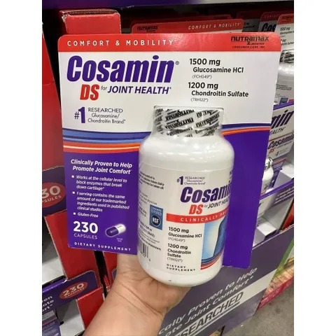 Hàng MỸ Viên tái tạo sụn khớp Cosamin DS 230 viên For Joint Health
