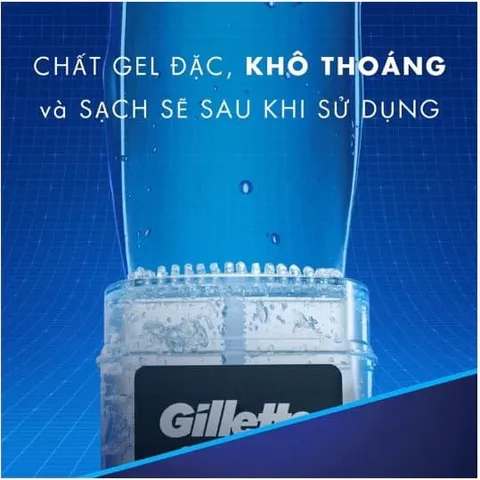 Lăn khử mùi nam dạng Gel Gillette Cool Wave 107g Endurance hàng Mỹ
