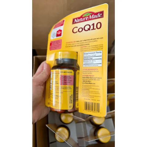 COQ10 200 MG - VIÊN UỐNG HỖ TRỢ TIM MẠCH - HỘP 140 VIÊN ( DATE XA 2026)