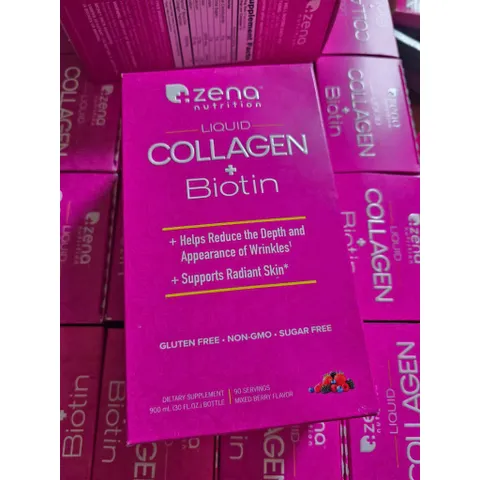 Chính hãng Colagen dạng nước Zena Nutrition Liquid Collagen + Biotin 900ml