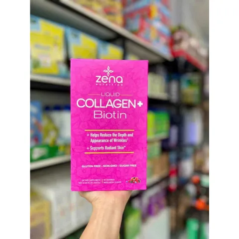 Chính hãng Colagen dạng nước Zena Nutrition Liquid Collagen + Biotin 900ml