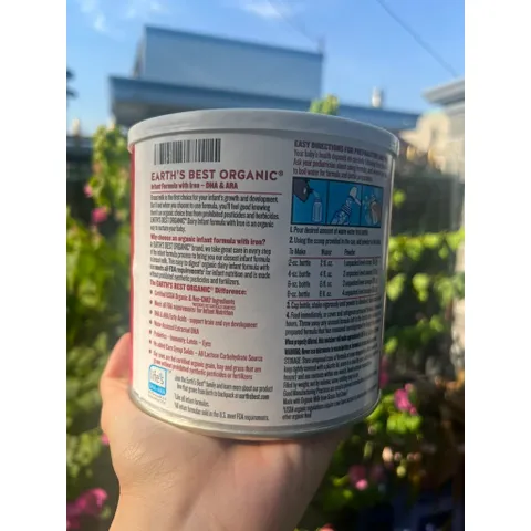 Sữa earth best organic toddler - Earth's best organic toddler 595gr Mỹ. DATE 2025