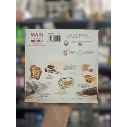 BÁNH MADI - GRAN PANETTONE - 1KG 🥯 Nhập usa