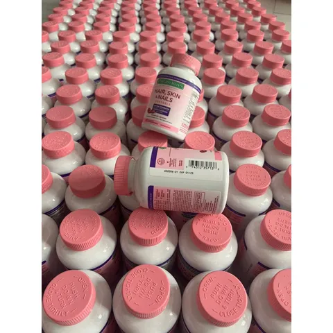 hair skin nails Viên Uống Đẹp Da, Tóc, Móng Hair Skin Nail Nature's Bounty 250 Viên Mỹ