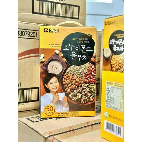 HỘP 50 GÓI Ngũ Cốc DAMTUH 5 LOẠI ĐẬU Truyền Thống 900g - Hàn Quốc Date xa
