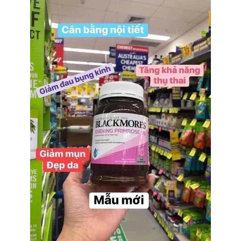 Tinh Dầu Hoa Anh Thảo Blackmores Evening Primrose Oil 190 Viên Nang - Hỗ trợ tăng cường sức khỏe
