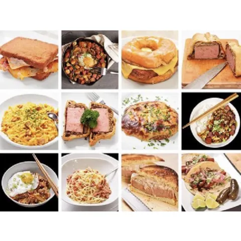 Thịt hộp Spam 25% Less Sodium 340g Mỹ Ít Muối Ít Mặn Xông Khói (Date 2026)