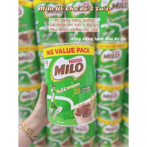 [DATE XA]Milo Úc 1kg Hàng Mới date 2025