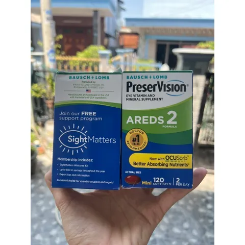 Viên bổ mắt PreserVision Areds 2 Formula 120 viên Mỹ 832298