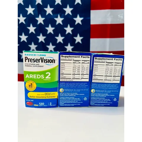 Viên bổ mắt PreserVision Areds 2 Formula 120 viên Mỹ 832298