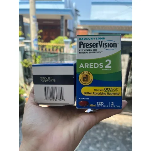 Viên bổ mắt PreserVision Areds 2 Formula 120 viên Mỹ 832298