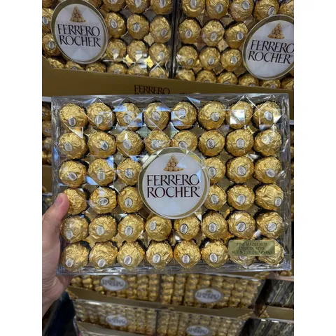 Chính hãng MỸ Sô cô la FERRERO ROCHER 48 viên. socola date 5/26