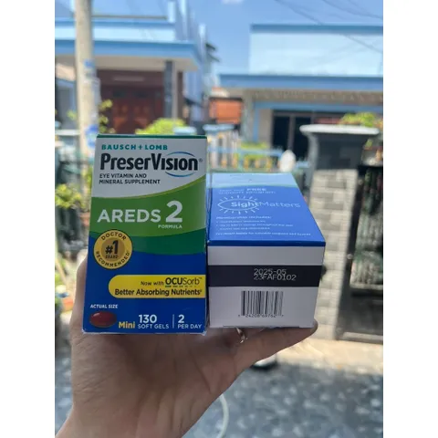Viên uốn,g bổ mắt PreserVision Areds 2 Formula 130 viên Mỹ