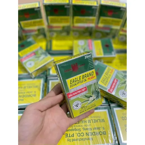 Dầu khuynh diệp chống muỗi Con Ó của Mỹ Eagle Brand Eucalyptus Oil Plus 25ml