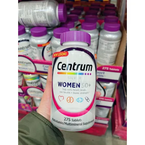 VITAMIN TỔNG HỢP CHO NỮ TRÊN 50 TUỔI CENTRUM SILVER WOMEN 50+ 275 VIÊN