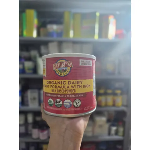 (2027) Sữa Earth’s Best Organic Infant Đỏ 595g của Mỹ