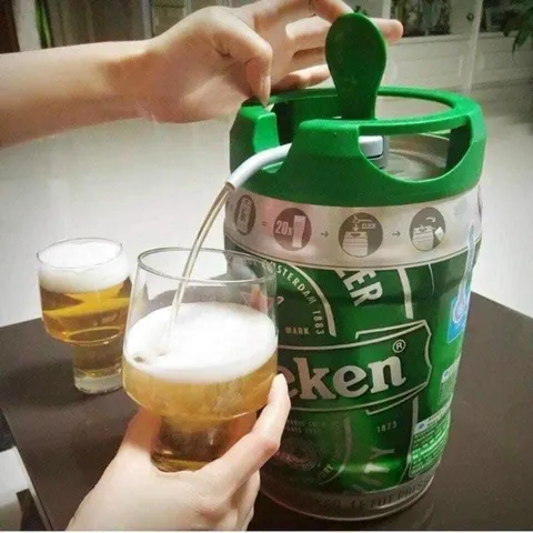 30/4/2025 Giao Hỏa Tốc Bia Heineken Hà Lan bom 5 lít - Bia Ken Boom