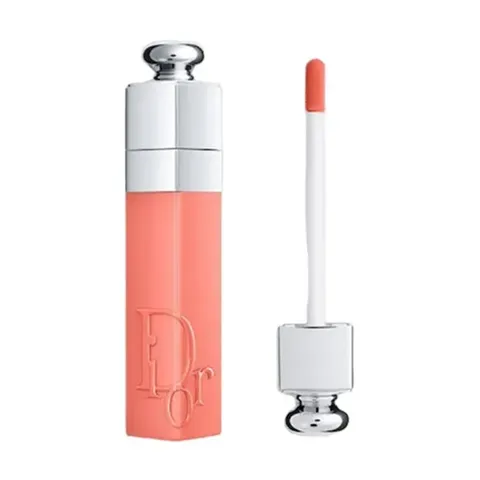 (CTy NK) Son Kem Dior Addict Lip Tint Màu 251 Natural Peach Cam Đào - Chất Mềm Mịn Bám Màu 12 Giờ - Dưỡng Ẩm Nhanh Chóng Cho Môi Tươi Tắn
