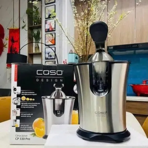 Máy vắt cam CASO CP330 Pro 160W tay ép trợ lực inox