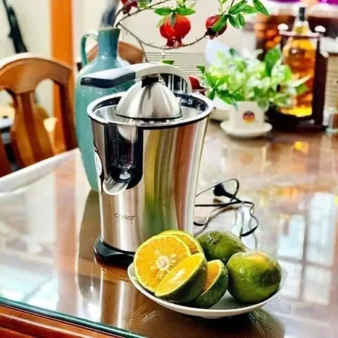 Máy vắt cam CASO CP330 Pro 160W tay ép trợ lực inox