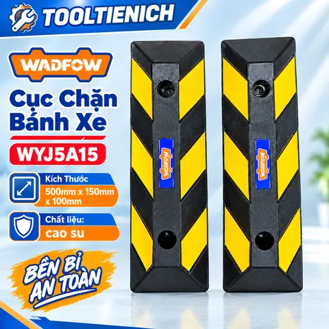 Cục Chặn Bánh Xe Cao Su WADFOW WYJ5A15 500x150x100mm Chặn Bánh Xe Ô Tô An Toàn