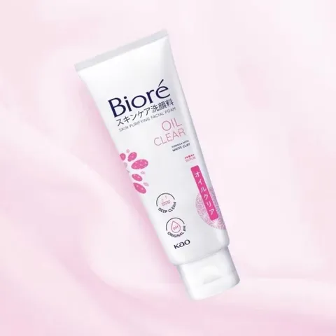 Sữa rửa mặt Biore 100g hồng sạch nhờn ( Combo 4 tuýp 168k )