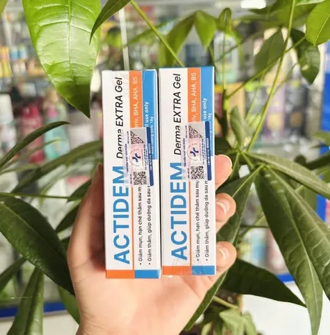 ✨ Gel Actidem Derma Extra giảm mụn mờ thâm 18g - Giao hỏa tốc, chuẩn chính hãng