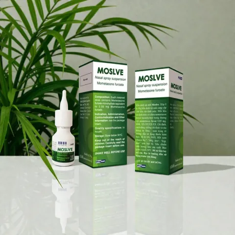 Xịt mũi Moslve cho người mũi dị ứng Nhập khẩu chính hãng