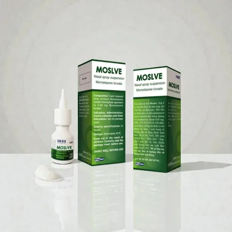 Xịt mũi Moslve cho người mũi dị ứng Nhập khẩu chính hãng