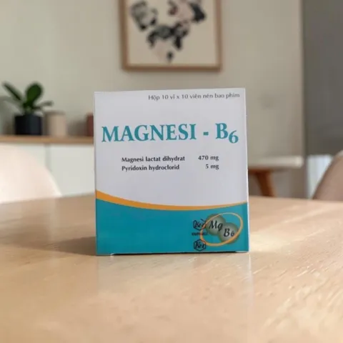 Viên Uống Bổ Sung Magie Và Vitamin B6 KH Giúp Ngủ Ngon, Giảm Chuột Rút- hộp 100 viên