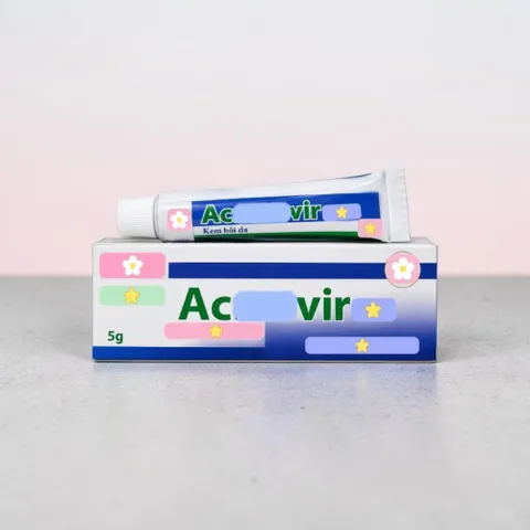 Kem Bôi Da A-c-i-c-l-o-v-i-r Hỗ Trợ Chăm Sóc & Làm Dịu Bề Mặt Da Tuýp 5g