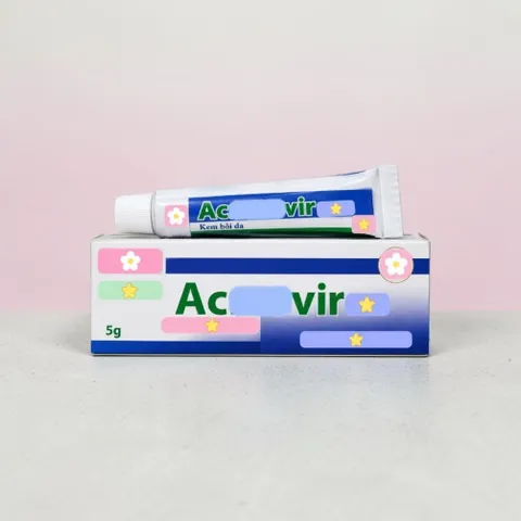 Kem Bôi Da A-c-i-c-l-o-v-i-r Hỗ Trợ Chăm Sóc & Làm Dịu Bề Mặt Da Tuýp 5g