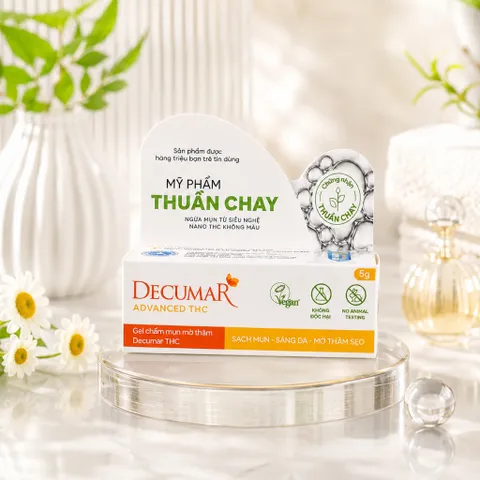 Gel chấm mụn mờ thâm Decumar THC 5g