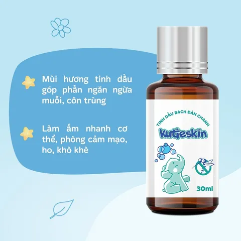 Tinh dầu bạch đàn chanh cho bé Kutieskin giúp đuổi muỗi và côn trùng 30ml