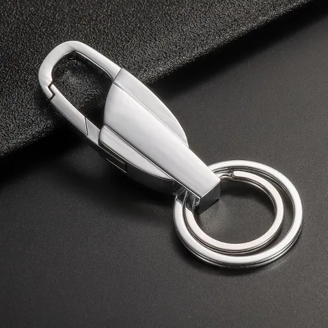 Móc Khóa Kim Loại Cao Cấp Treo Chìa Khóa Ô Tô Xe Máy, Kích thước(8*3)cm , Móc khóa Nhà Cửa Nhiều Mẫu