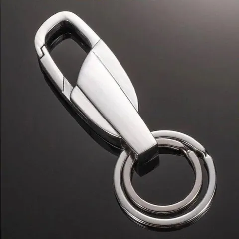 Móc Khóa Kim Loại Cao Cấp 8x3cm – Móc Chìa Khóa Ô Tô Xe Máy, Chìa Khóa Nhà Nhỏ Gọn Bền Đẹp