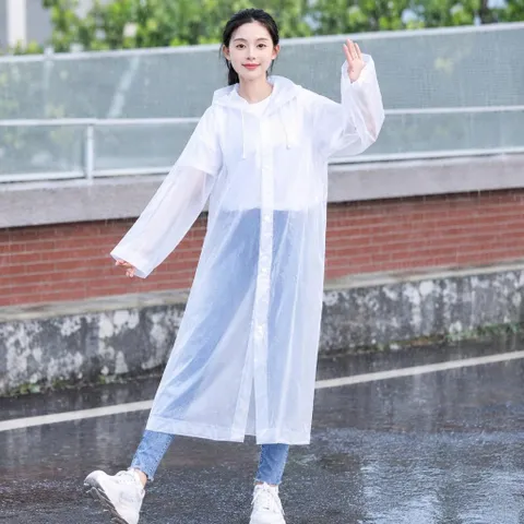 Áo Mưa Liền Thân Du Lịch Chống Thấm Gọn Nhẹ Dễ Mang Theo