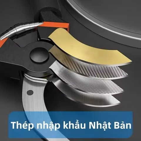 Kéo Cắt Cây Của Nhật SK5 , Kéo Cắt Cành Trên Cao , Cành Cây Khô Thép Cắt Sắc nét, Tay Cầm Bọt Biển Thoải Mái Dễ Chịu